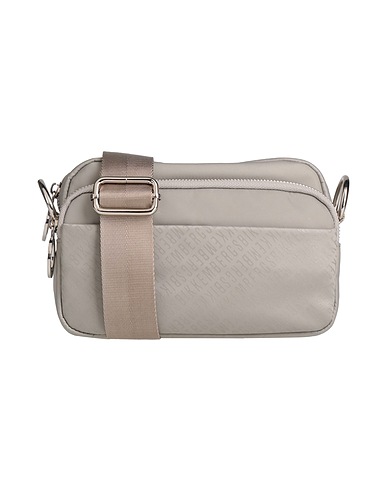 BIKKEMBERGS Borsa a tracolla Grigio 90% Nylon, 10% Fibre sintetiche