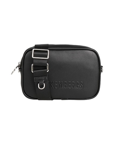 BIKKEMBERGS Umhängetasche Schwarz 100% Polyester
