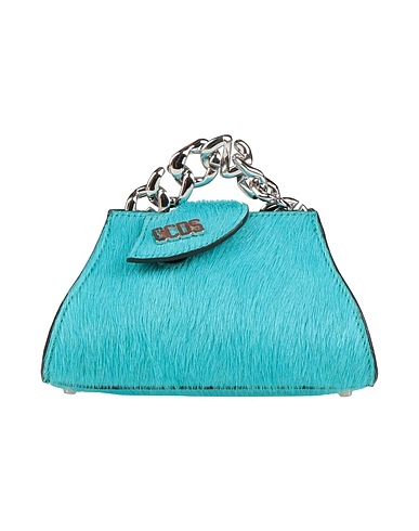GCDS Handbag Azure Leather