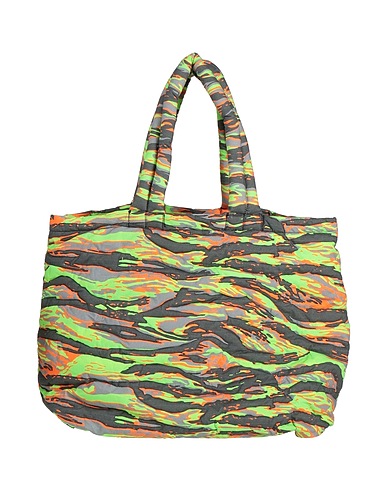ERL Shoulder bag Lime green 100% Cotton