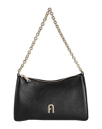 FURLA Handbag FURLA PRIMULA MINI C.BODY DOUB
 Black 100% Leather