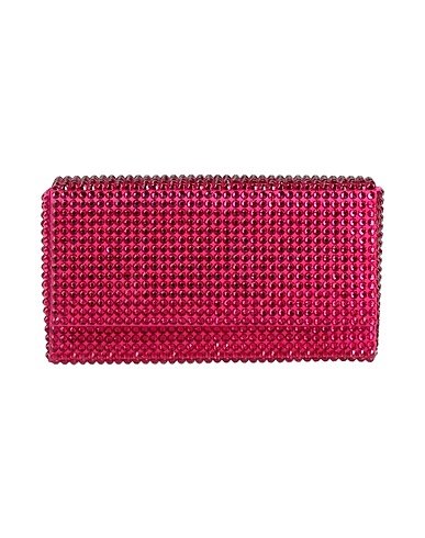 AMINA MUADDI Handbag Fuchsia Textile fibres