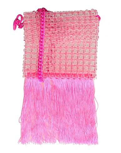 ROSANTICA Across-body bag Fuchsia Plastic, Textile fibres