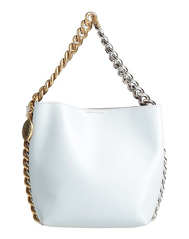 STELLA McCARTNEY Handbag Light blue Textile fibres