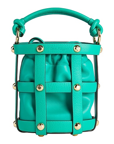 FERRAGAMO Handbag Emerald green Calfskin
