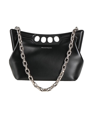MCQUEEN Shoulder bag Black Leather