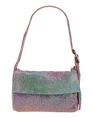BENEDETTA BRUZZICHES Handbag Green Textile fibres