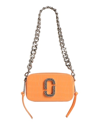 MARC JACOBS Τσάντα ώμου Πορτοκαλί 100% Δέρμα βοοειδών
