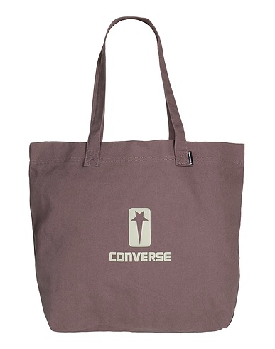 CONVERSE x DRKSHDW Borsa a spalla Tortora 100% Cotone
