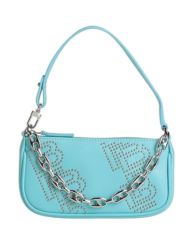 BY FAR Handbag Sky blue 100% Lambskin