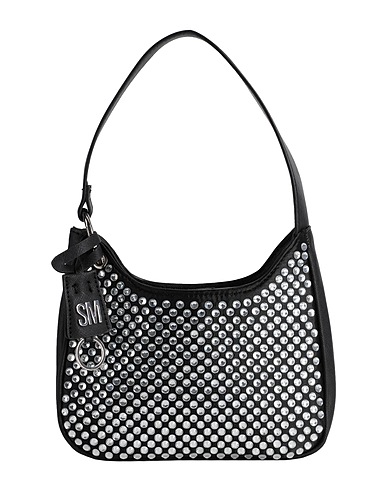 STEVE MADDEN Handbag Black 100% Polyester, Polyurethane