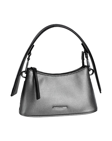 CALVIN KLEIN Handbag Charcoal 51% Polyester, 49% Polyurethane