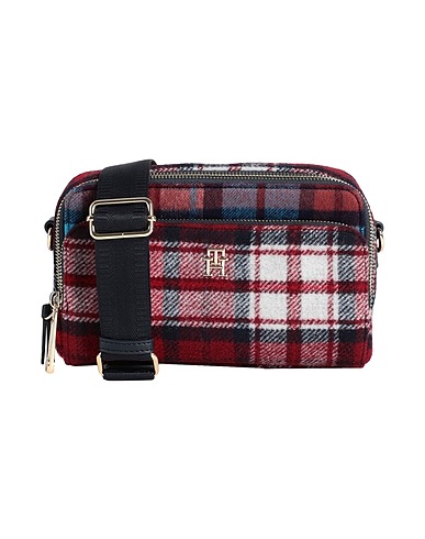 TOMMY HILFIGER Across-body bag Red 36% Polyester, 33% Polyurethane, 31% Wool