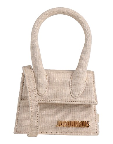 JACQUEMUS Sac à main Beige 49% Lin, 33% Coton, 18% Acrylique