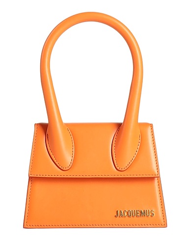 JACQUEMUS Borsa a mano Arancione 100% Pelle di bovino
