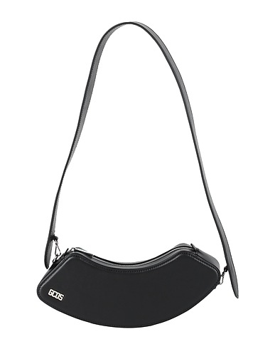 GCDS Shoulder bag Black Soft Leather