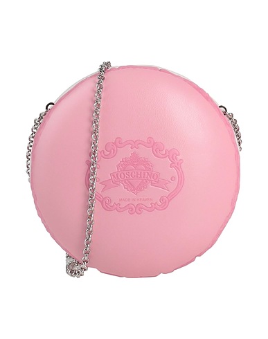MOSCHINO Cross-body bags Pink Soft Leather