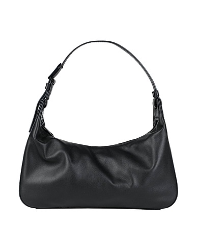FURLA ハンドバッグ FURLA FLOW M SHOULDER BAG 29
 ブラック 牛革（カーフ） 100%