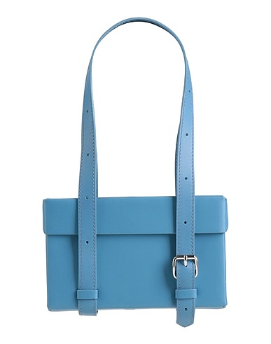MM6 MAISON MARGIELA Handbag Pastel blue 100% Bovine leather, Iron