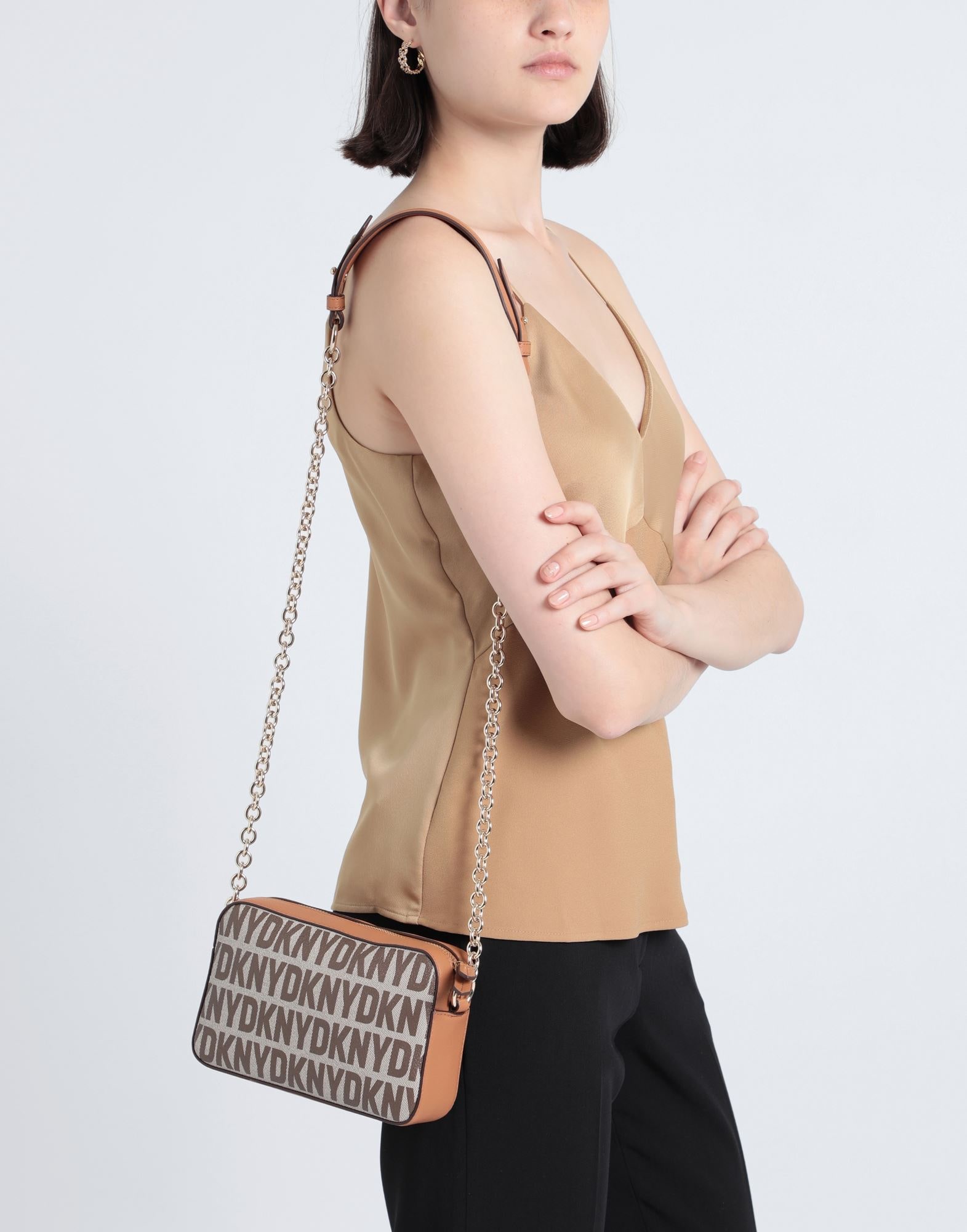 DKNY Handbags | Tan Women's Cross-body Bags | YOOX