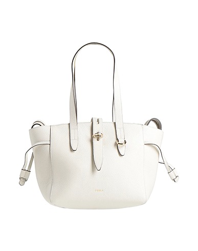 FURLA Handbag FURLA NET S TOTE 24
 Off white 100% Calfskin
