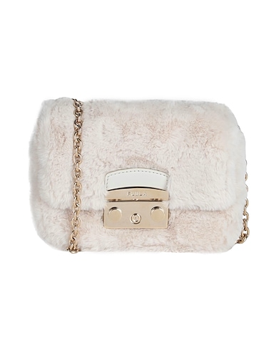 FURLA Across-body bag METROPOLIS MINI CROSSBODY
 Off white 90% Polyester, 10% Soft Leather