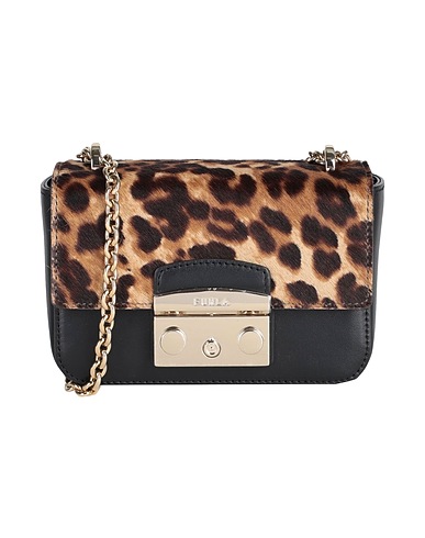 FURLA Across-body bag METROPOLIS MINI CROSSBODY
 Black 100% Calfskin
