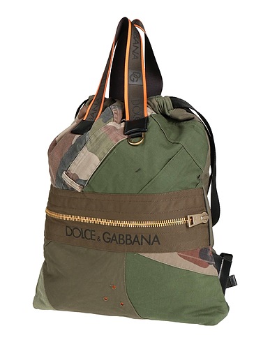 DOLCE&GABBANA Mochilas Verde militar Fibras textiles