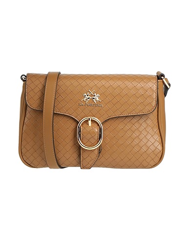 LA MARTINA Across-body bag Light brown 100% Polyurethane, Polyester