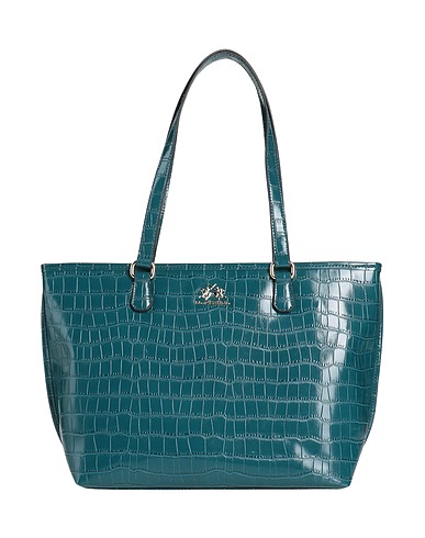 LA MARTINA Borsa a spalla Verde petrolio 100% Poliuretano