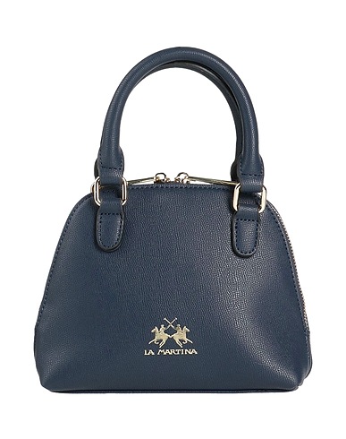 LA MARTINA Handbag Midnight blue 100% Polyurethane