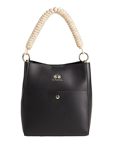 LA MARTINA Handbag Black 100% Polyurethane