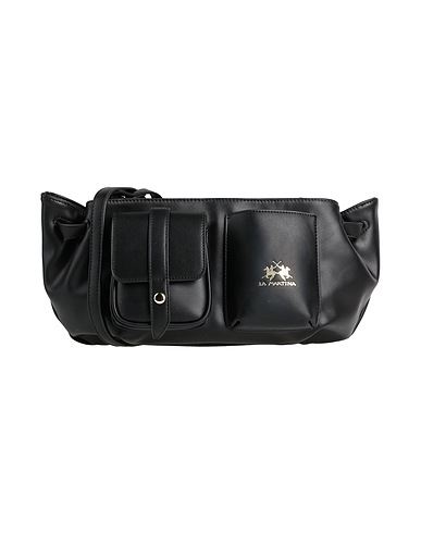 LA MARTINA Across-body bag Black 100% Polyurethane