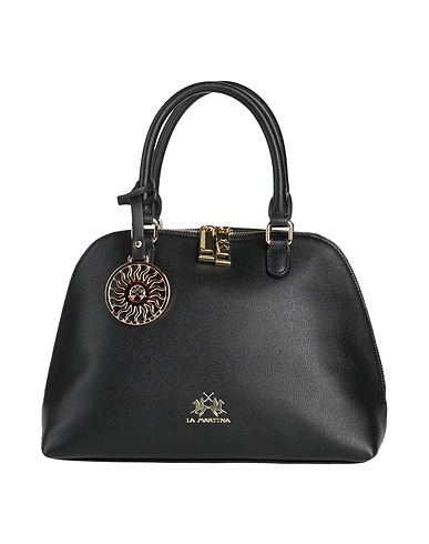 LA MARTINA Handbag Black 100% Polyurethane