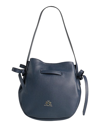 LA MARTINA Handbag Midnight blue 100% Polyurethane