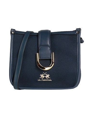 LA MARTINA Cross-body bags Midnight blue 100% Polyurethane
