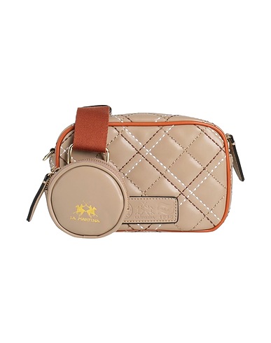 LA MARTINA Across-body bag Beige 100% Polyurethane