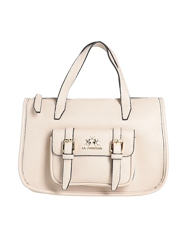 LA MARTINA Handbag Beige 100% Polyurethane, Polyester