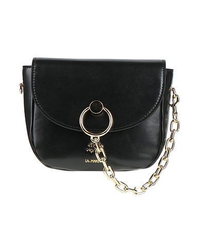 LA MARTINA Across-body bag Black 100% Polyurethane