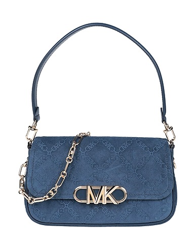 MICHAEL MICHAEL KORS Handbag Navy blue 100% Cow leather
