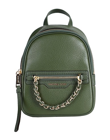 MICHAEL MICHAEL KORS Rucksacks Military green 100% Bovine leather