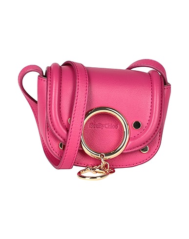 SEE BY CHLOÉ Cross-body bags Fuchsia 100% Bovine leather