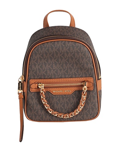 MICHAEL MICHAEL KORS Rucksäcke Dunkelbraun 89% PVC - Polyvinylchlorid, 10% Polyester, 1% Polyurethan