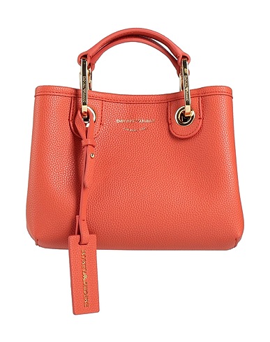 EMPORIO ARMANI Handbag Rust 100% Polyurethane, Polyester