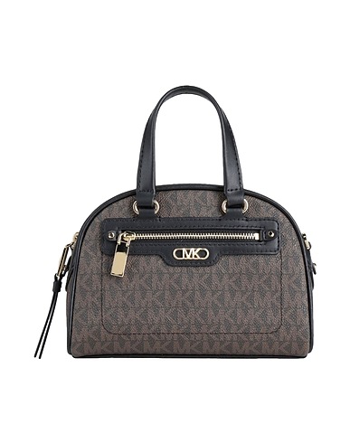 MICHAEL MICHAEL KORS Handbag Dark brown 89% PVC - Polyvinyl chloride, 10% Polyester, 1% Polyurethane