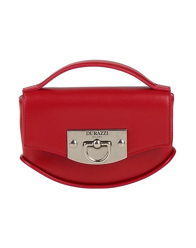DURAZZI Handbag Red Soft Leather