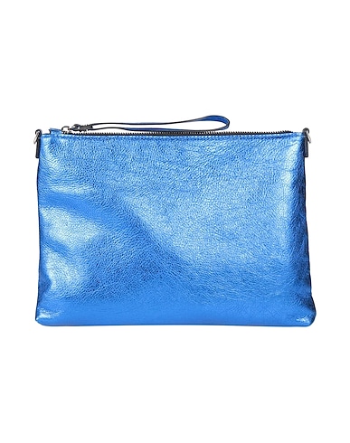 GIANNI CHIARINI Handbag Blue Soft Leather