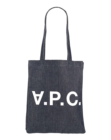 A.P.C. Shoulder bag Blue Textile fibres