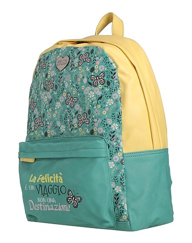 LE PANDORINE Backpacks Light green 100% Polyurethane