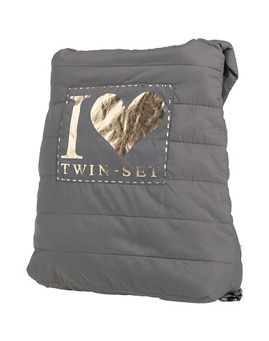 TWINSET Rucksack & bumbag Grey 100% Polyamide